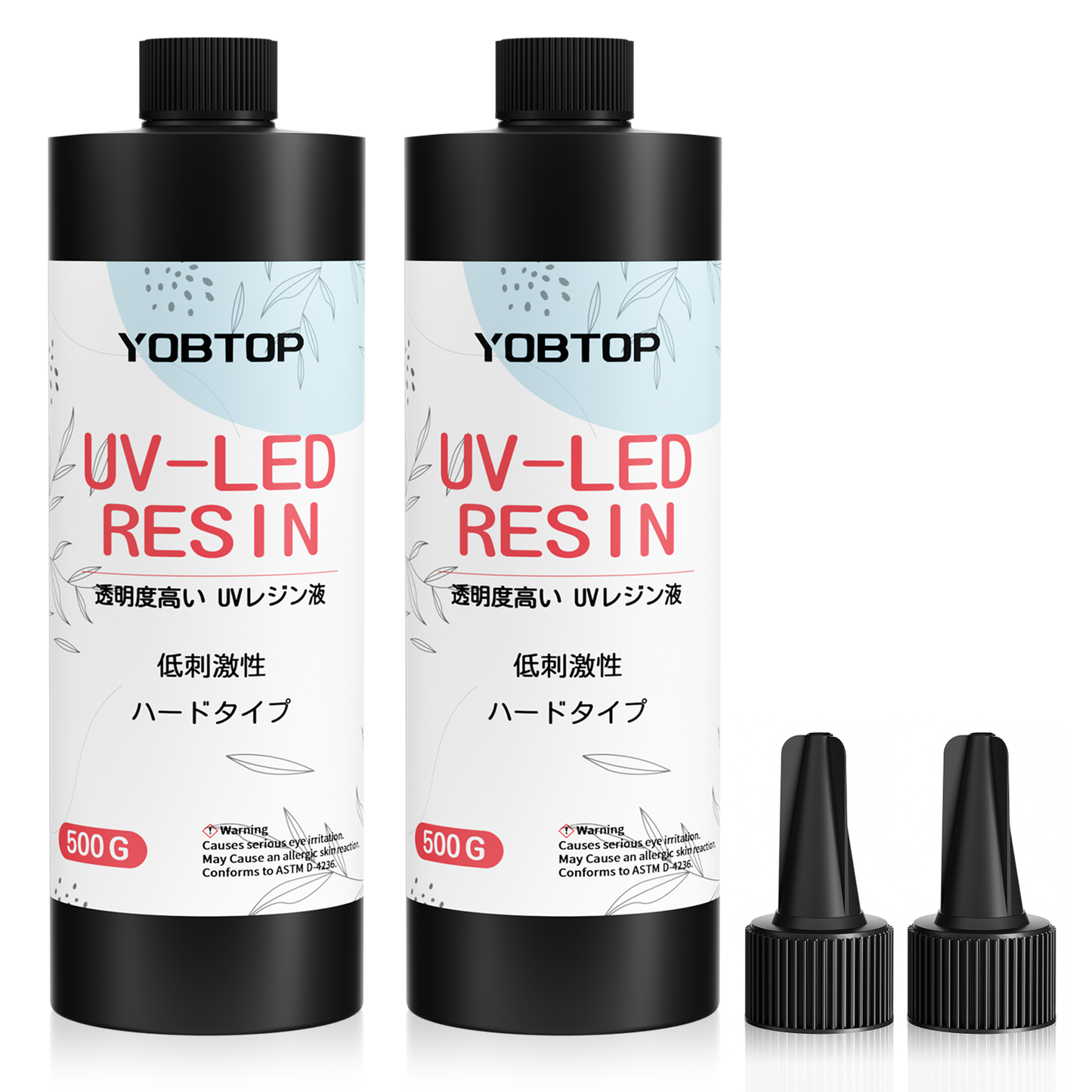 YOBTOP レジン液 1000g uvレジン液 業務用 安い 高い透明 急速硬化 黄変なにくい UV/LED対応 ハードタイプ 低アレルギー性 低粘度  DIY手作り 業務用 工業用 プロ向け ジュエリー デザイン 用途広い
